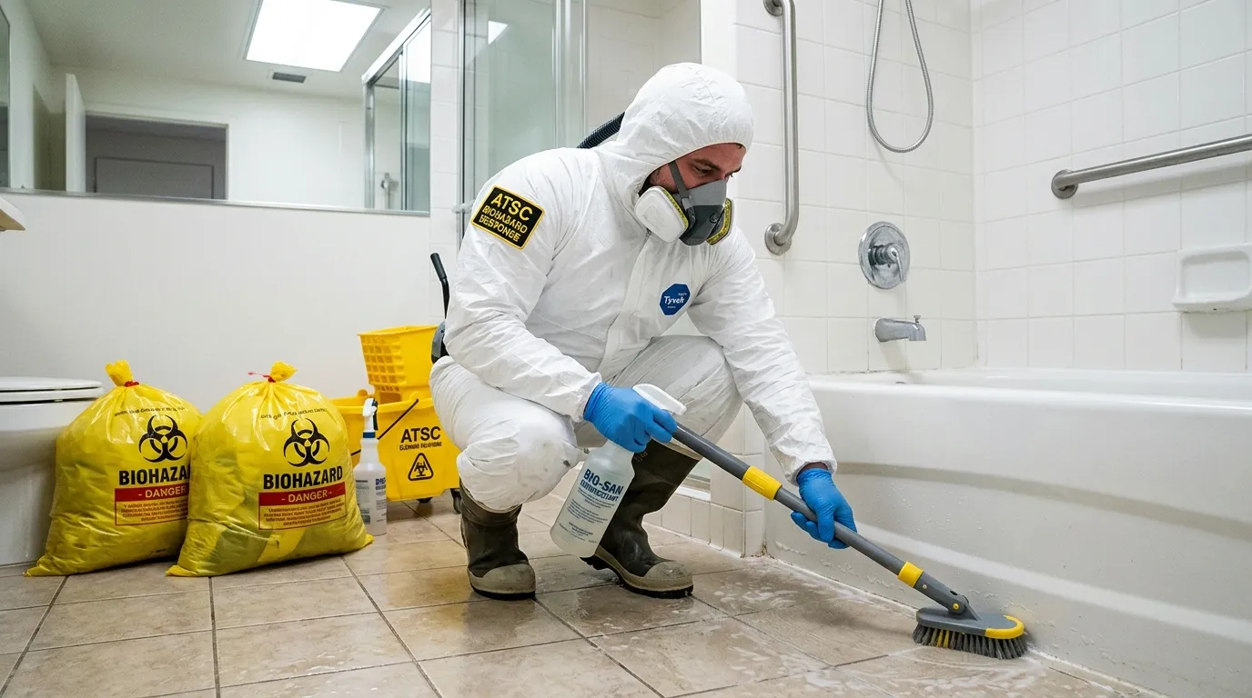 Decontamination equipment deployed for Blood Cleanup in Seffner